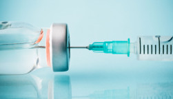 vial and needle vaccine injection medication